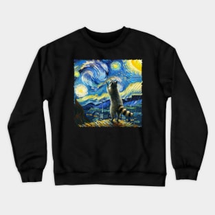 Galactic Guardian Raccoons Discover UFO Magic in Every Tee Crewneck Sweatshirt